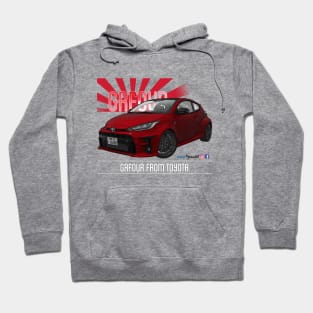 Toyota GRFOUR Emotional Red Hoodie